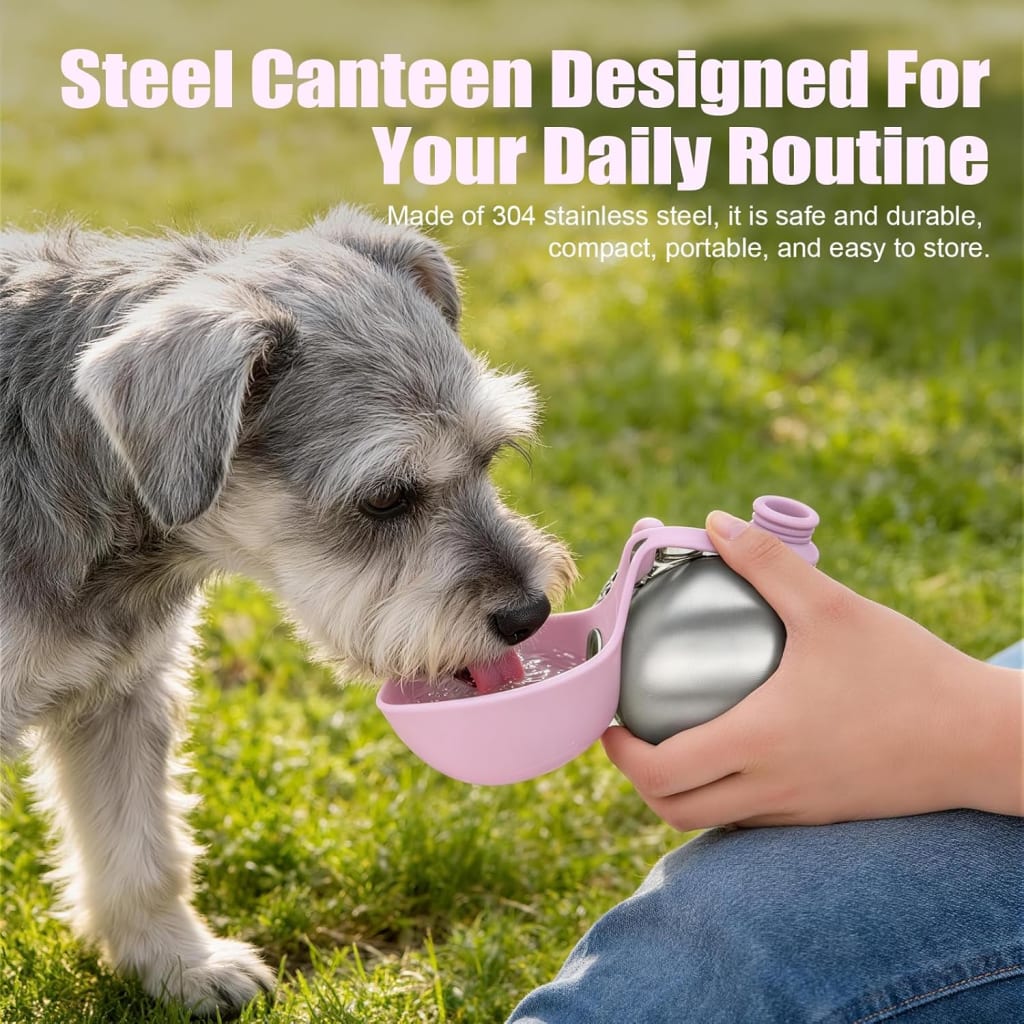 PetHydro Portable Stainless Steel Water Bottle